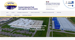 Desktop Screenshot of ipariparkszolnok.hu